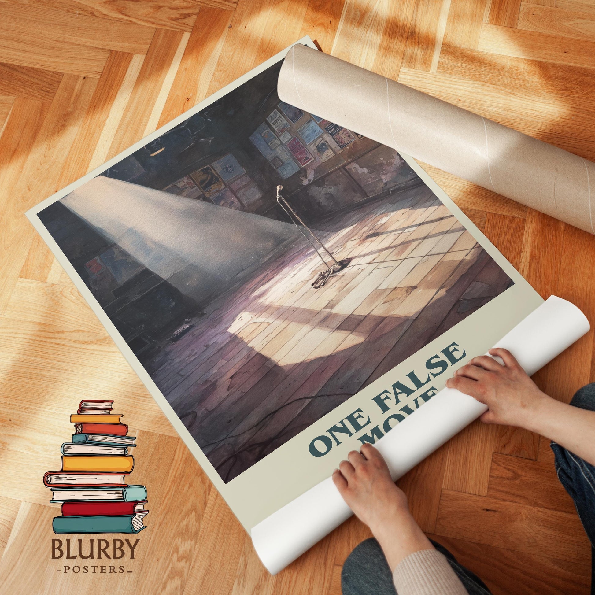 One False Move by Harlan Coben | Book Poster | Literary Art Gift For Book Lover | Novel Inspired Wall Art | Free Delivery