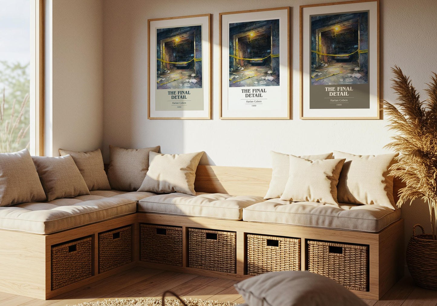 The Final Detail by Harlan Coben | Book Poster | Literary Art Gift For Book Lover | Novel Inspired Wall Art | Free Delivery