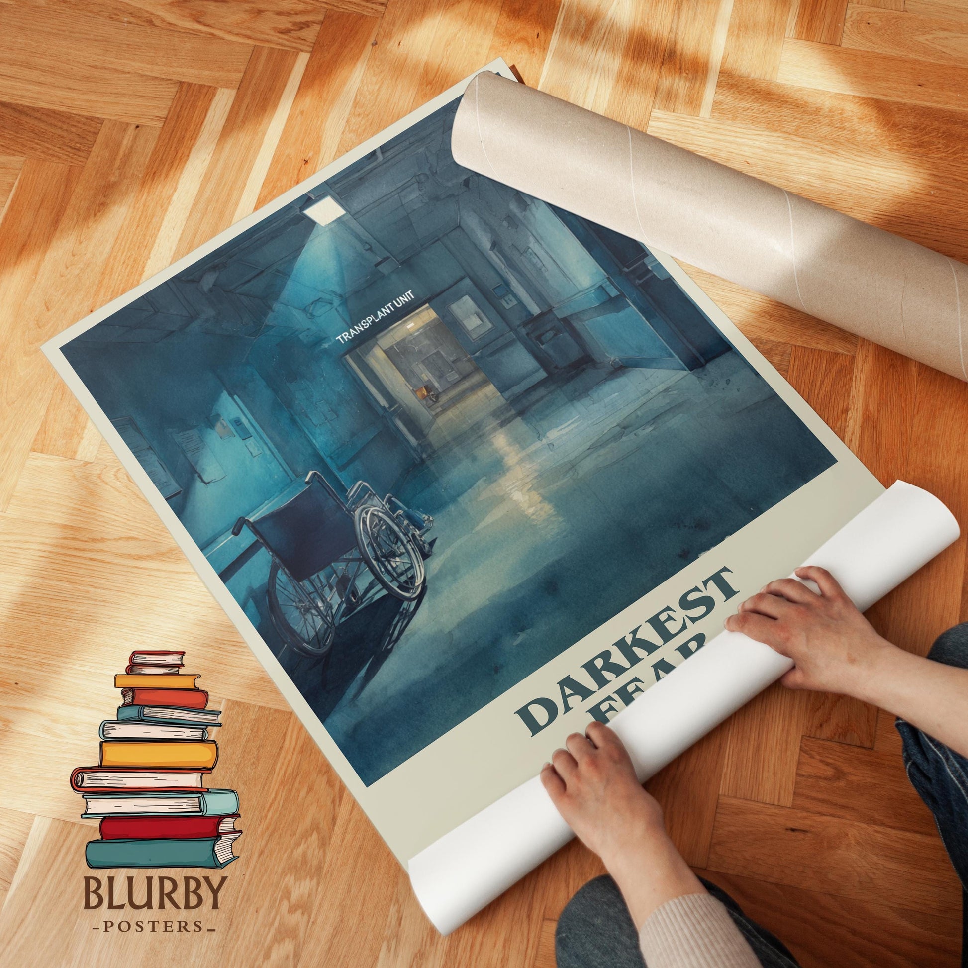 Darkest Fear by Harlan Coben | Book Poster | Literary Art Gift For Book Lover | Novel Inspired Wall Art | Free Delivery