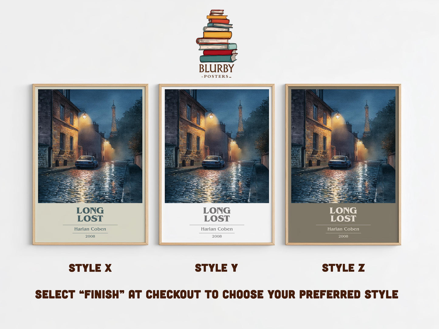 Long Lost by Harlan Coben | Book Poster | Literary Art Gift For Book Lover | Novel Inspired Wall Art | Free Delivery