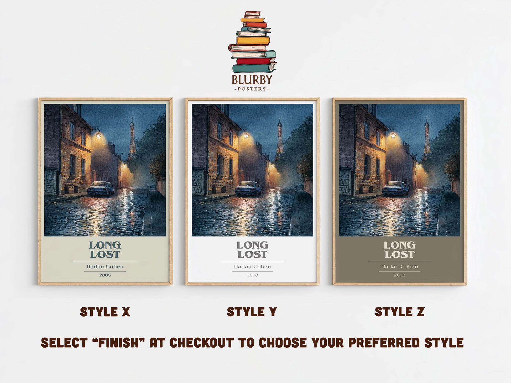 Long Lost by Harlan Coben | Book Poster | Literary Art Gift For Book Lover | Novel Inspired Wall Art | Free Delivery