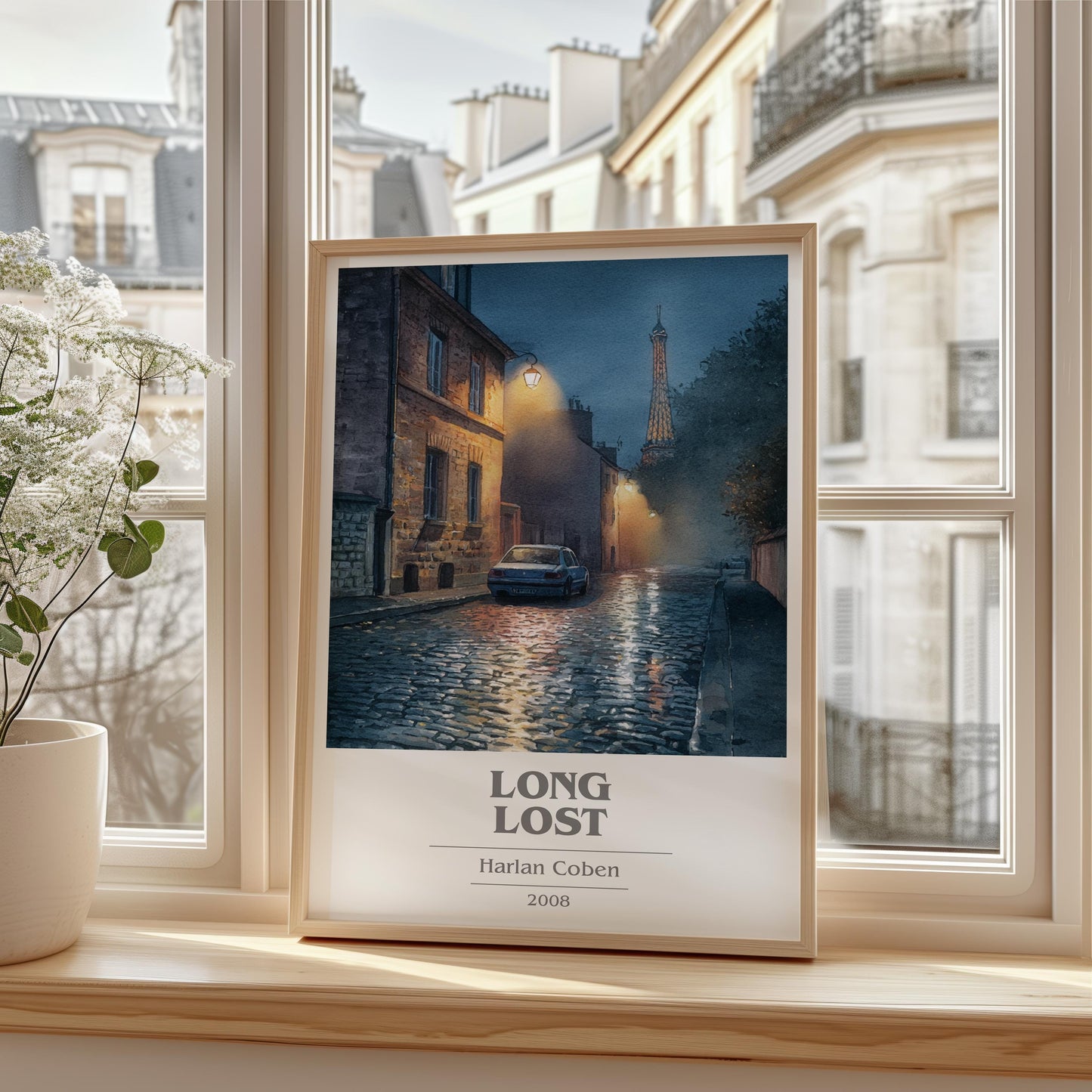 Long Lost by Harlan Coben | Book Poster | Literary Art Gift For Book Lover | Novel Inspired Wall Art | Free Delivery