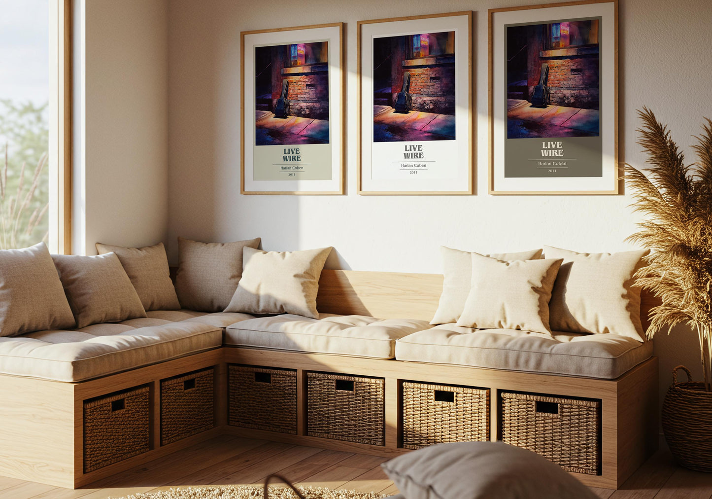 Live Wire by Harlan Coben | Book Poster | Literary Art Gift For Book Lover | Novel Inspired Wall Art | Free Delivery