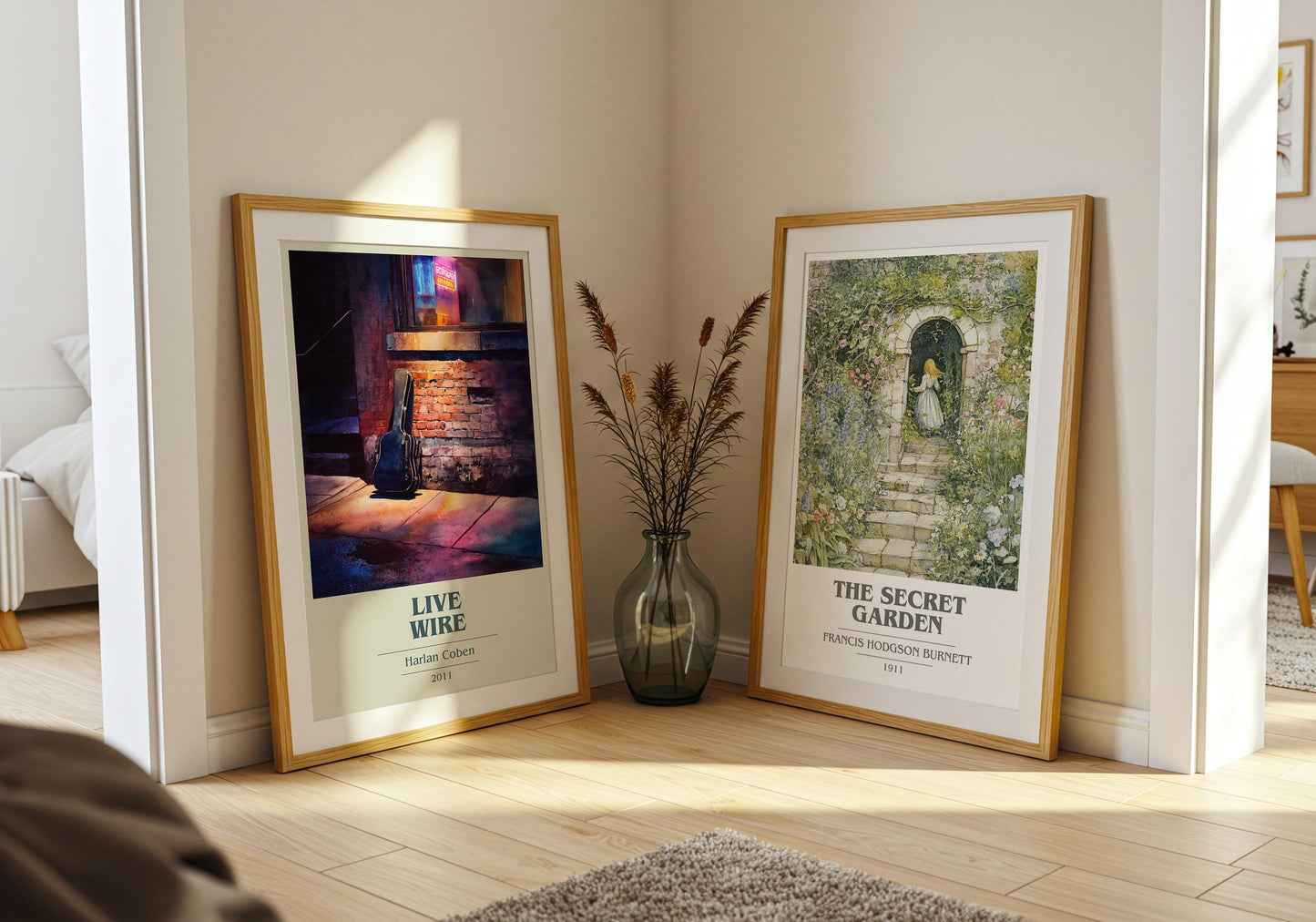 Live Wire by Harlan Coben | Book Poster | Literary Art Gift For Book Lover | Novel Inspired Wall Art | Free Delivery