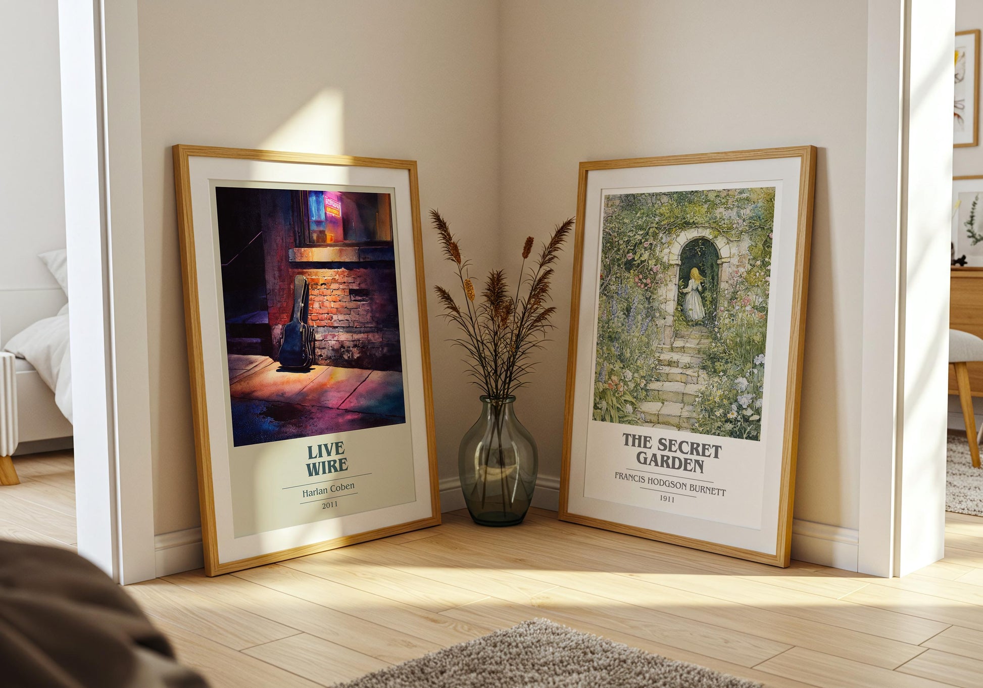 Live Wire by Harlan Coben | Book Poster | Literary Art Gift For Book Lover | Novel Inspired Wall Art | Free Delivery