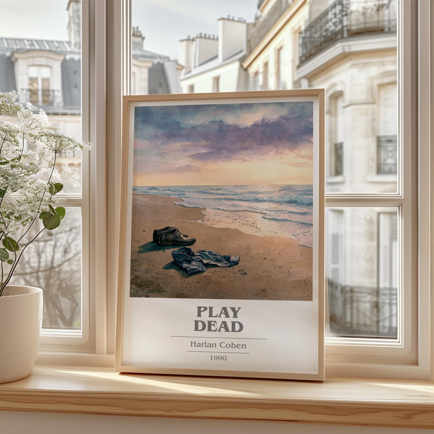 Play Dead by Harlan Coben | Book Poster | Literary Art Gift For Book Lover | Novel Inspired Wall Art | Free Delivery