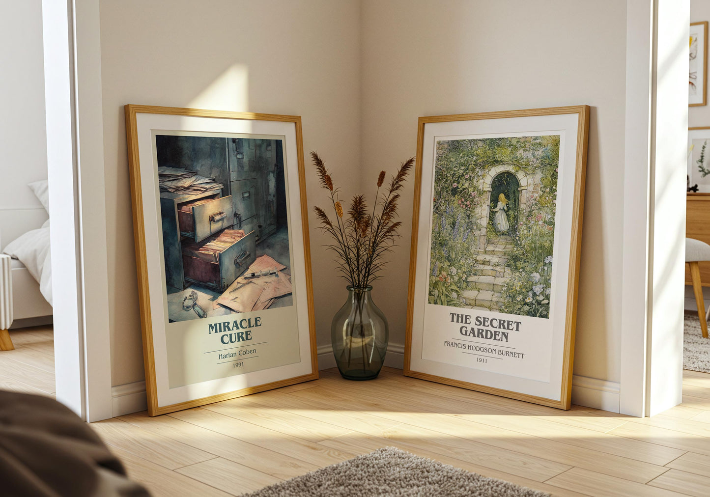 Miracle Cure by Harlan Coben | Book Poster | Literary Art Gift For Book Lover | Novel Inspired Wall Art | Free Delivery