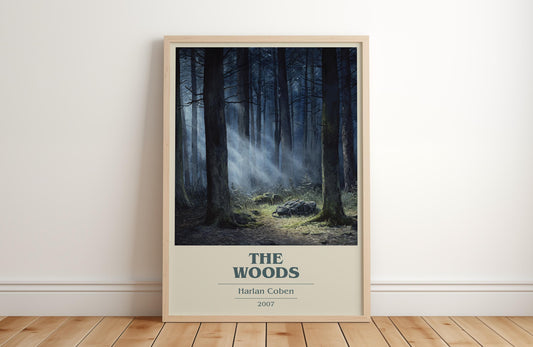 The Woods by Harlan Coben | Book Poster | Literary Art Gift For Book Lover | Novel Inspired Wall Art | Free Delivery
