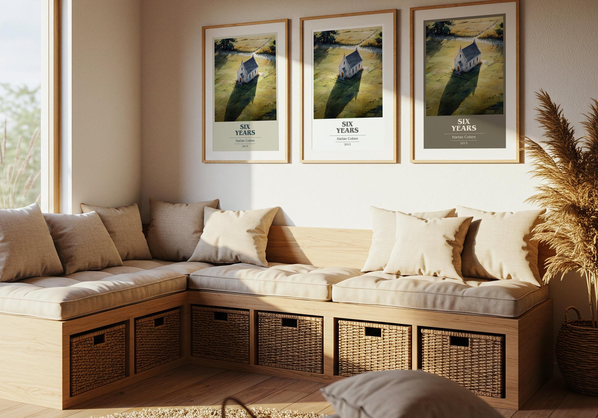 Six Years by Harlan Coben | Book Poster | Literary Art Gift For Book Lover | Novel Inspired Wall Art | Free Delivery