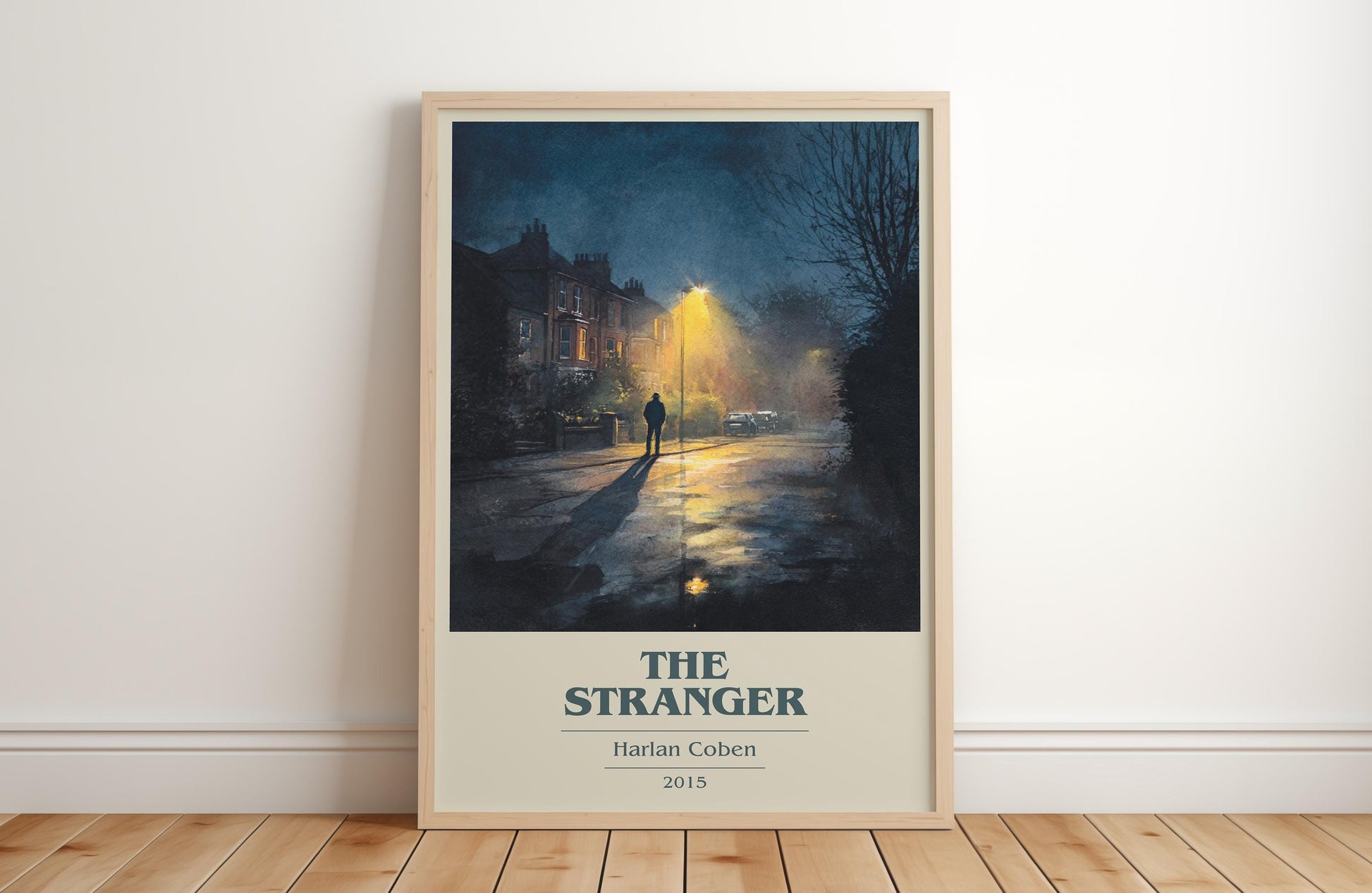 The Stranger by Harlan Coben | Book Poster | Literary Art Gift For Book Lover | Novel Inspired Wall Art | Free Delivery