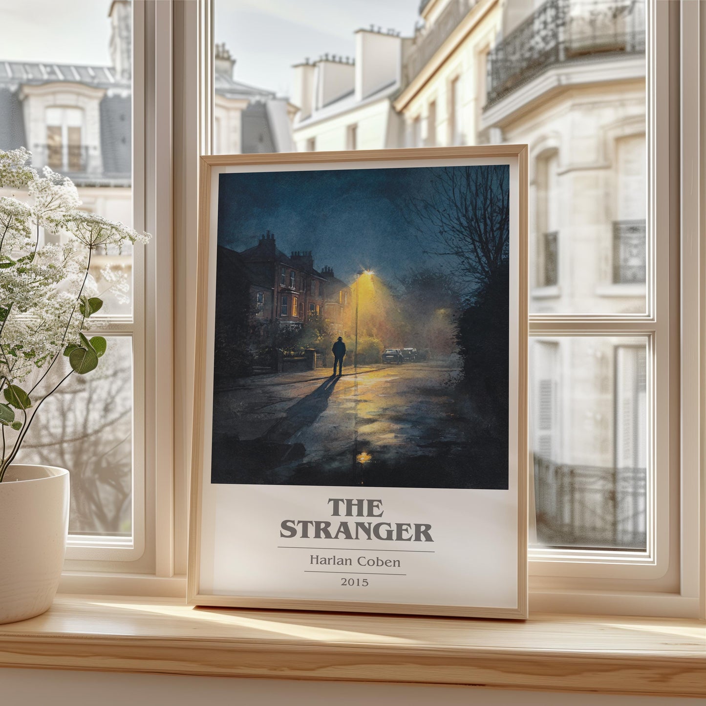 The Stranger by Harlan Coben | Book Poster | Literary Art Gift For Book Lover | Novel Inspired Wall Art | Free Delivery