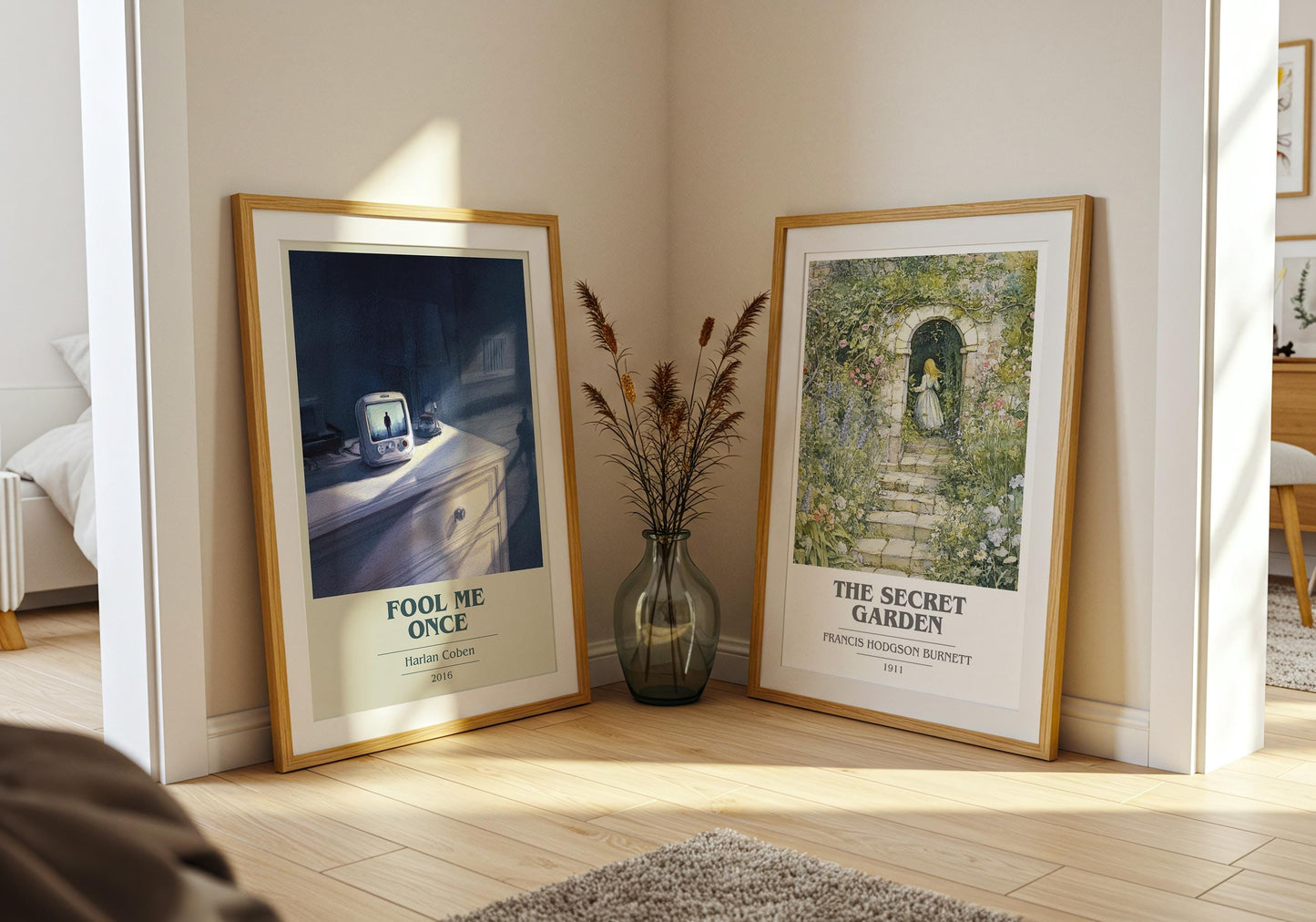 Fool Me Once by Harlan Coben | Book Poster | Literary Art Gift For Book Lover | Novel Inspired Wall Art | Free Delivery