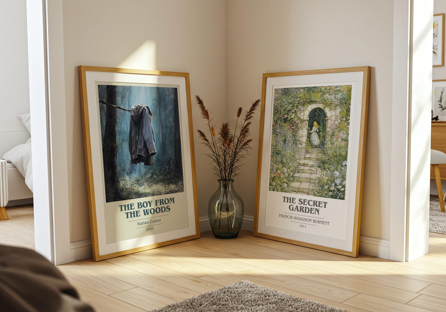 The Boy From The Woods by Harlan Coben | Book Poster | Literary Art Gift For Book Lover | Novel Inspired Wall Art | Free Delivery