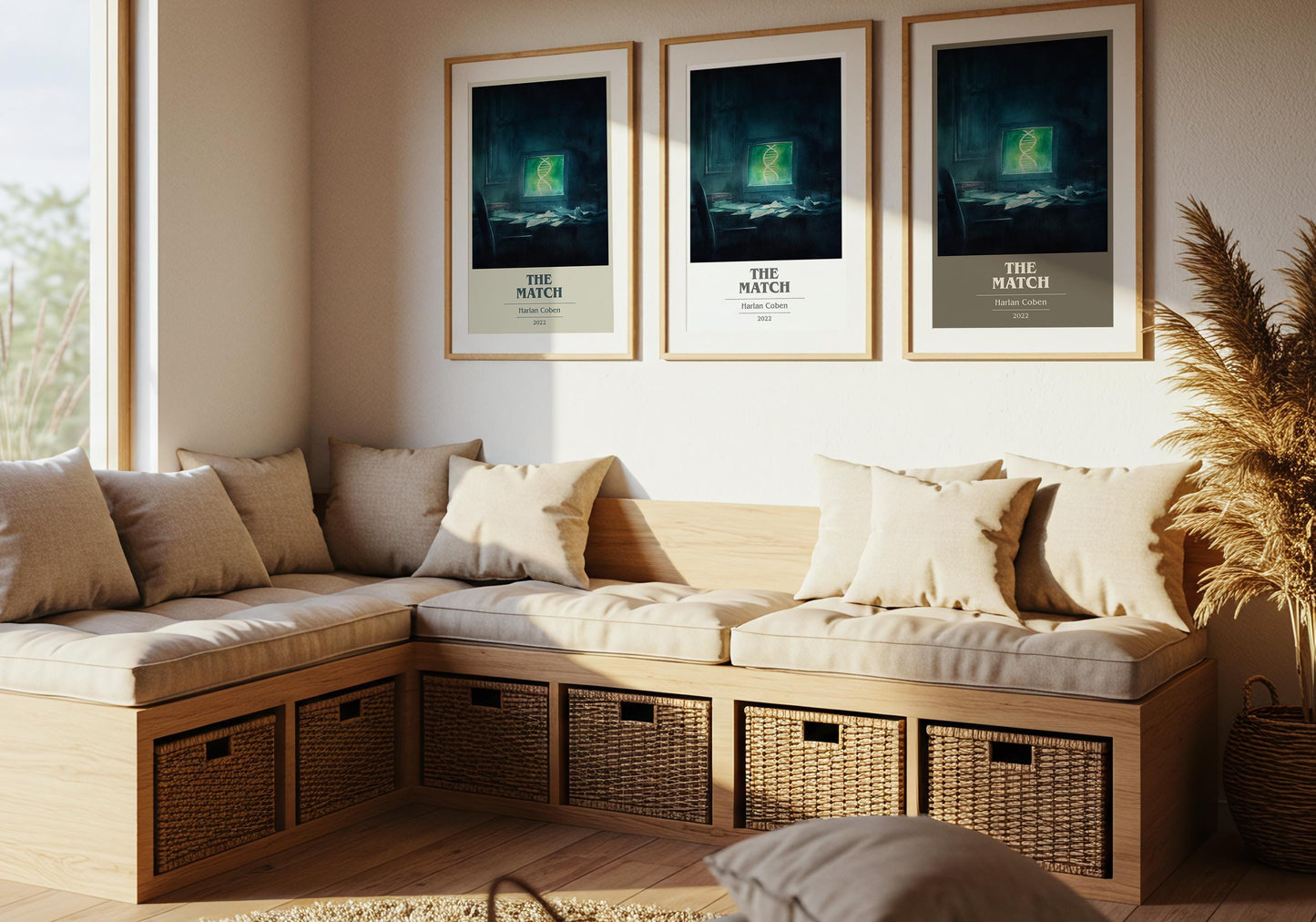 The Match by Harlan Coben | Book Poster | Literary Art Gift For Book Lover | Novel Inspired Wall Art | Free Delivery