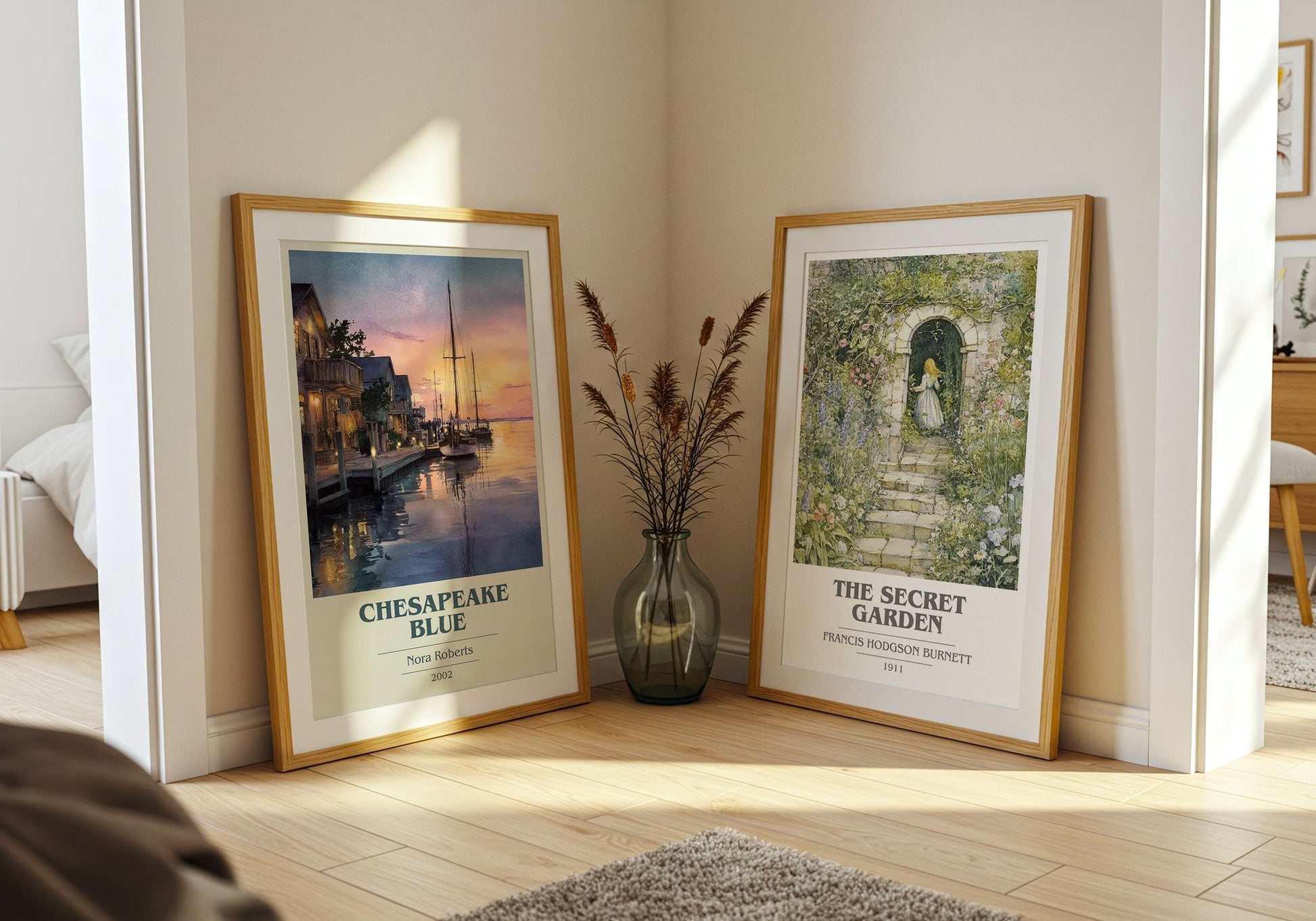 Chesapeake Blue book poster packaging – museum-quality print rolled in protective tube