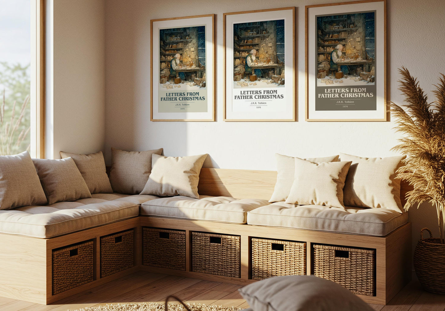 Letters From Father Christmas by J.R.R. Tolkien | Book Poster | Literary Art Gift For Book Lover | Novel Inspired Wall Art | Free Delivery