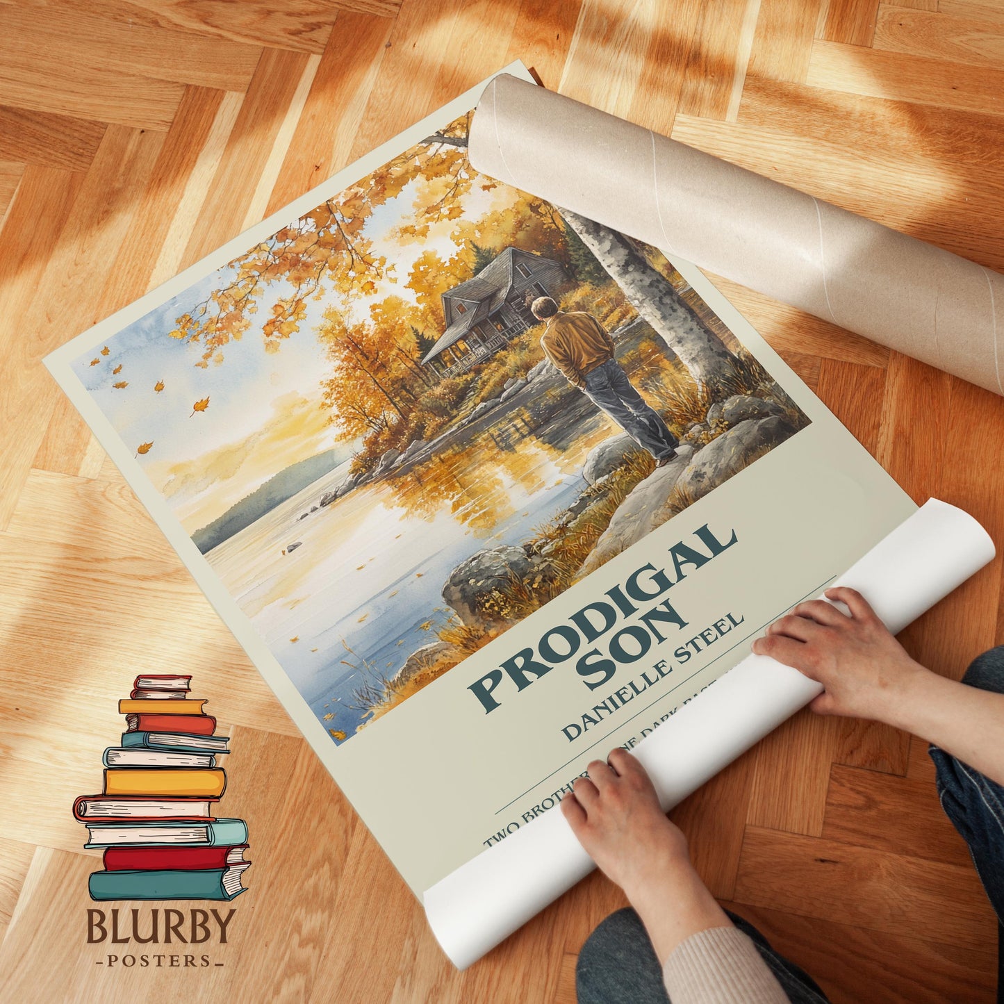 Prodigal Son book poster packaging – museum-quality print rolled in protective tube