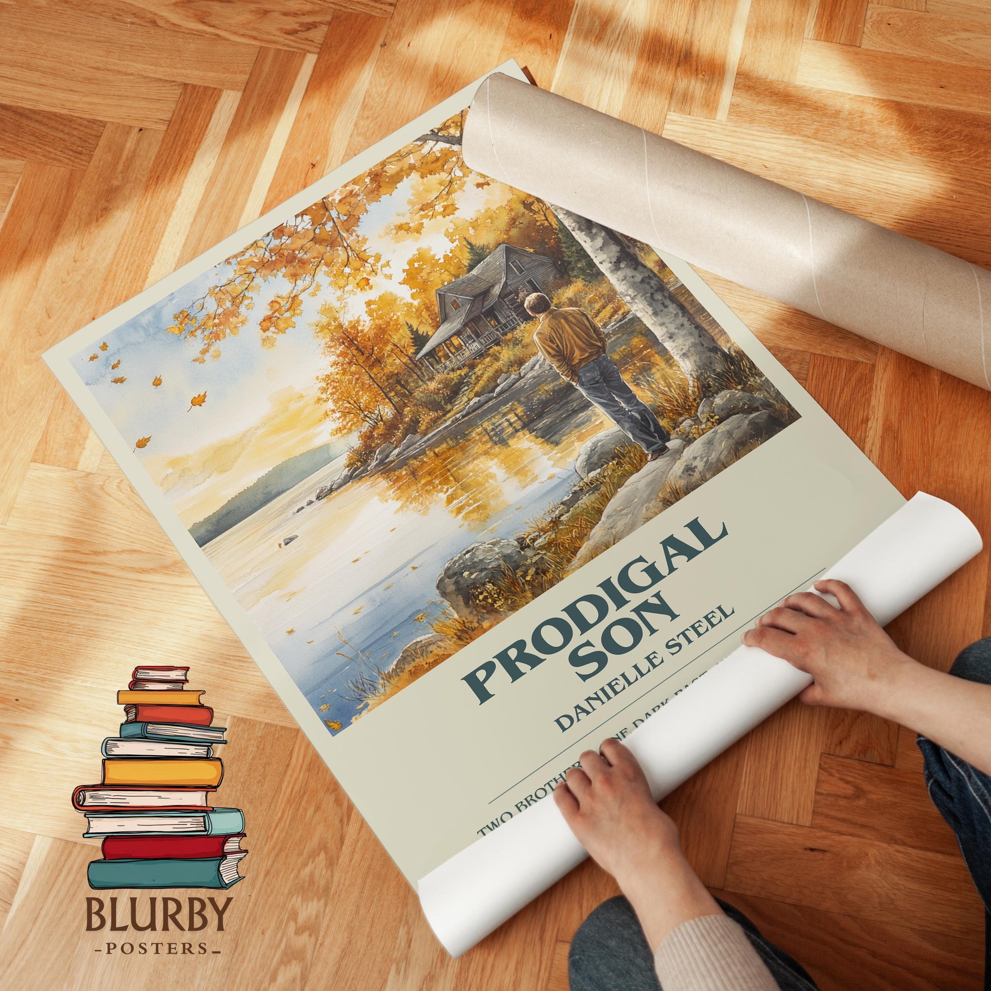 Prodigal Son book poster packaging – museum-quality print rolled in protective tube