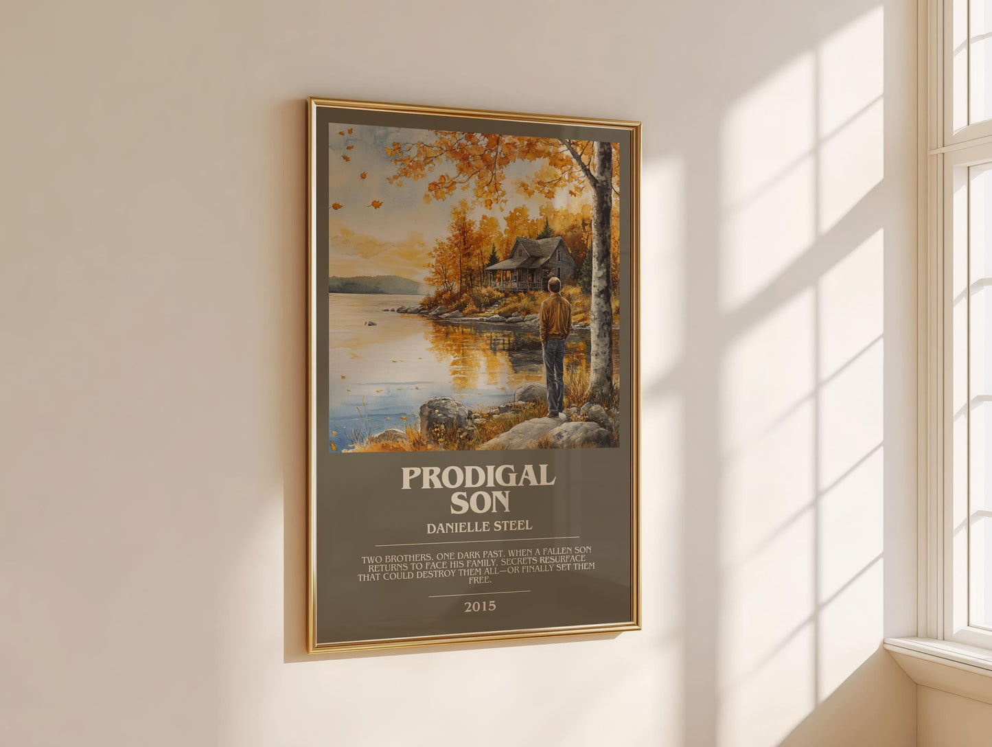 Prodigal Son bookish book poster framed on wall – romance wall art