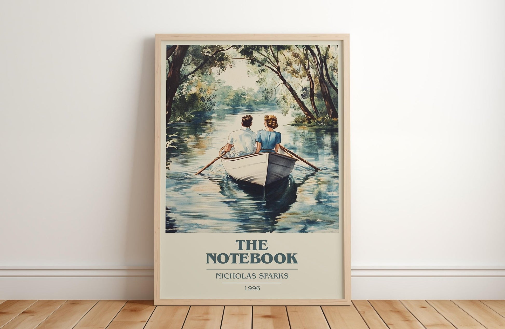 The Notebook book cover poster colour and style options – Nicholas Sparks book art