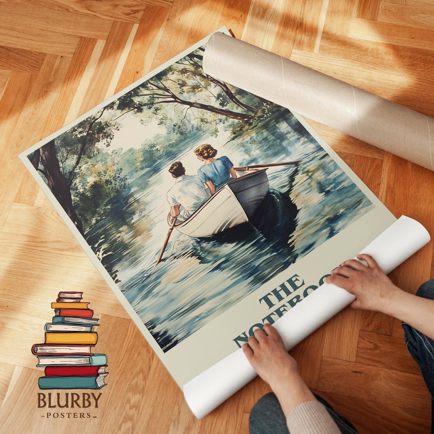 The Notebook book cover literary print detail – Nicholas Sparks book art