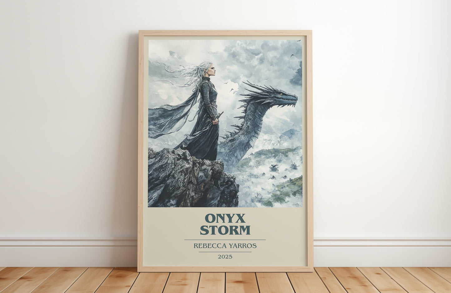 Onyx Storm by Rebecca Yarros | Book Poster | Literary Art Gift For Book Lover | Novel Inspired Wall Art | Free Delivery