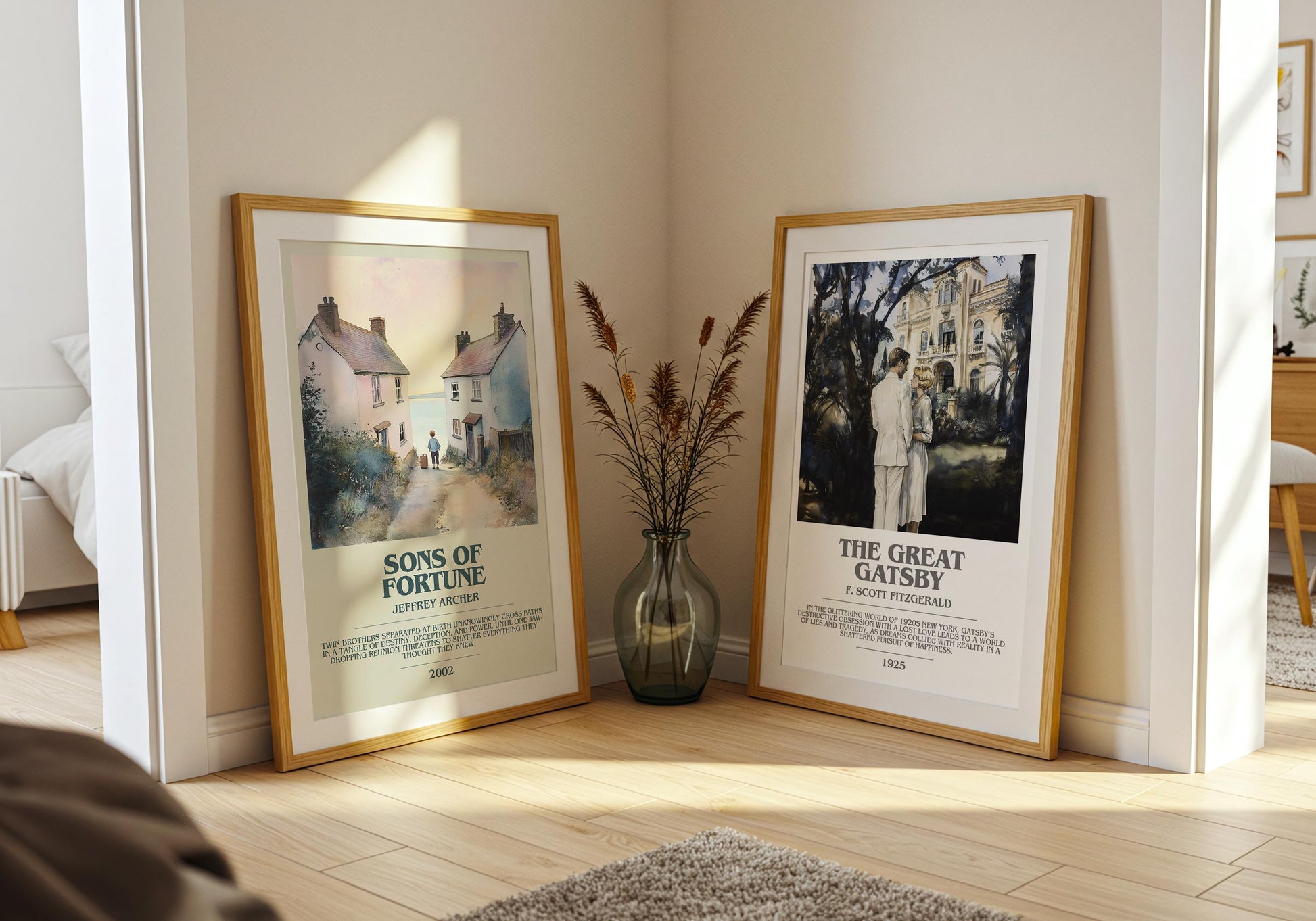 Sons Of Fortune by Jeffrey Archer | Descriptive Modern Book Art | Poster