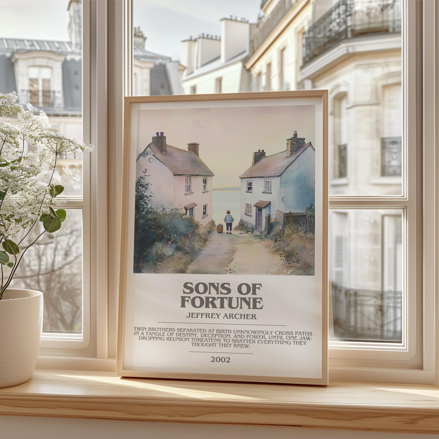 Sons Of Fortune by Jeffrey Archer | Descriptive Modern Book Art | Poster