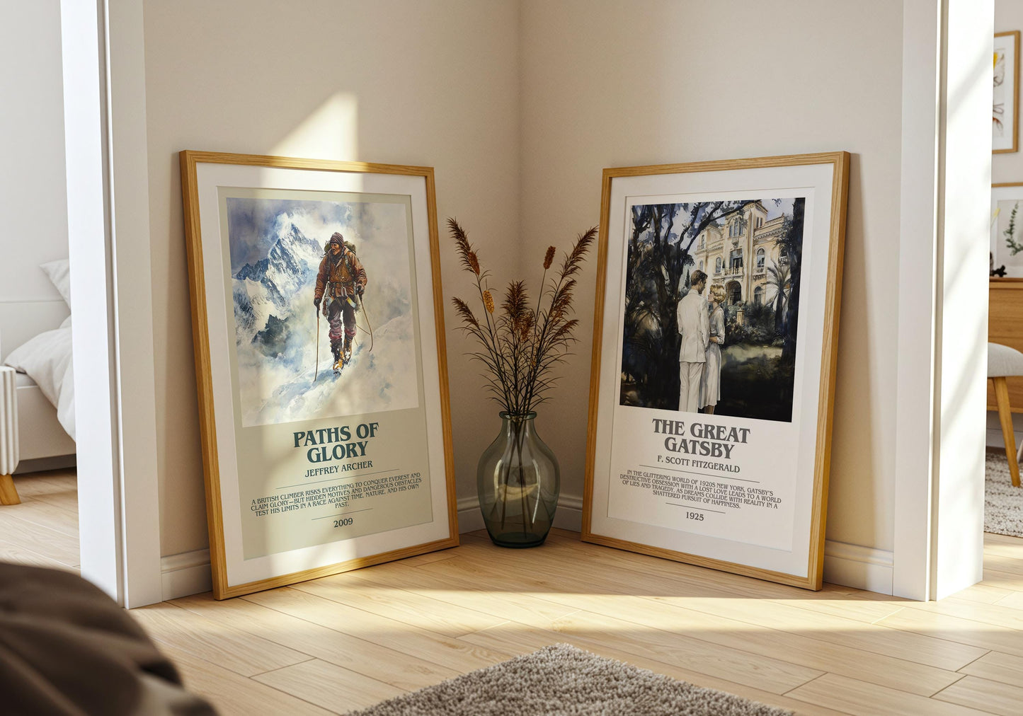 Paths Of Glory by Jeffrey Archer | Descriptive Modern Book Art | Poster