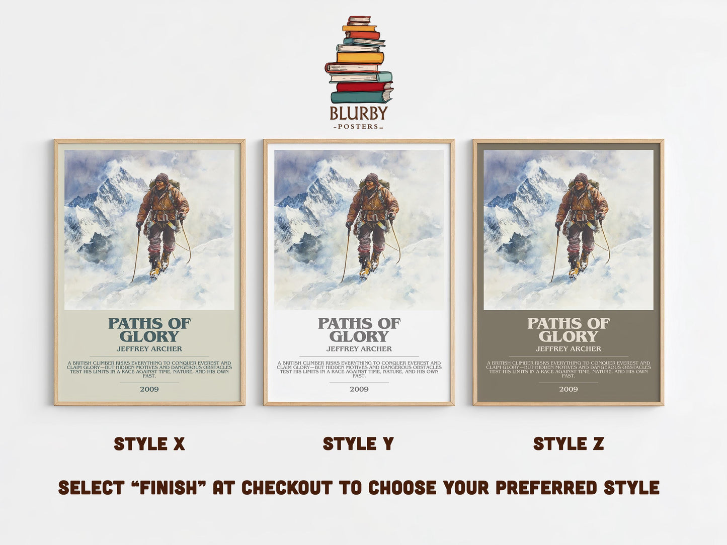 Paths Of Glory by Jeffrey Archer | Descriptive Modern Book Art | Poster