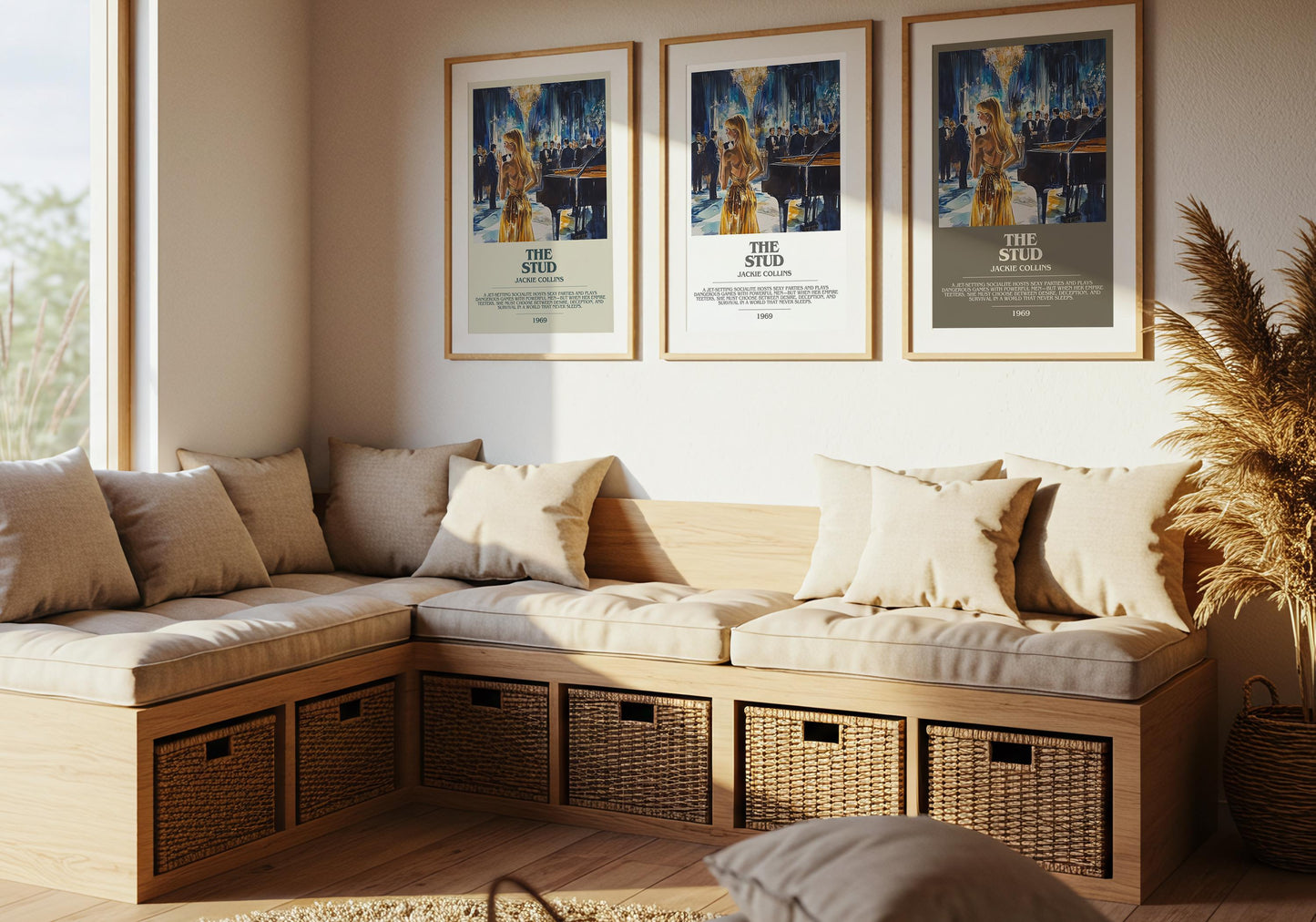 The Stud by Jackie Collins | Descriptive Modern Book Art | Poster