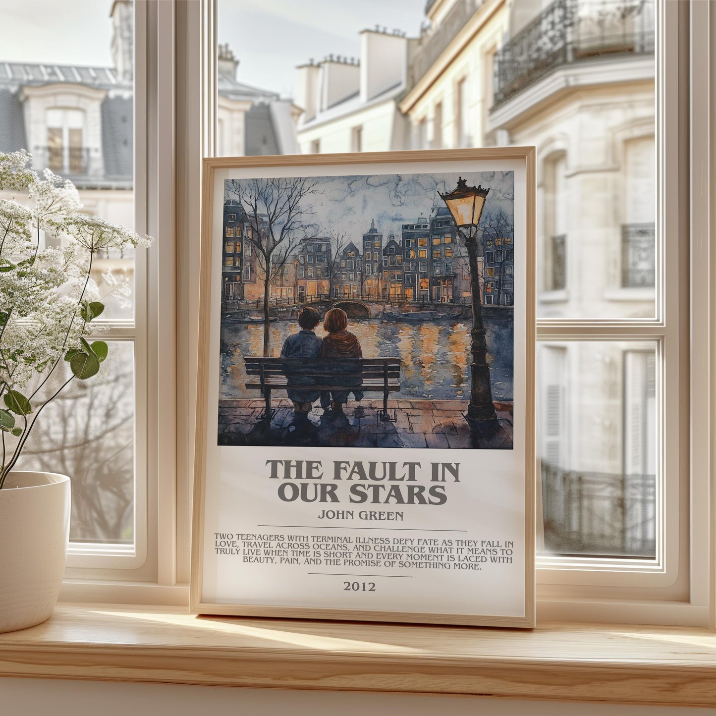 The Fault In Our Stars by John Green | Descriptive Modern Book Art | Poster