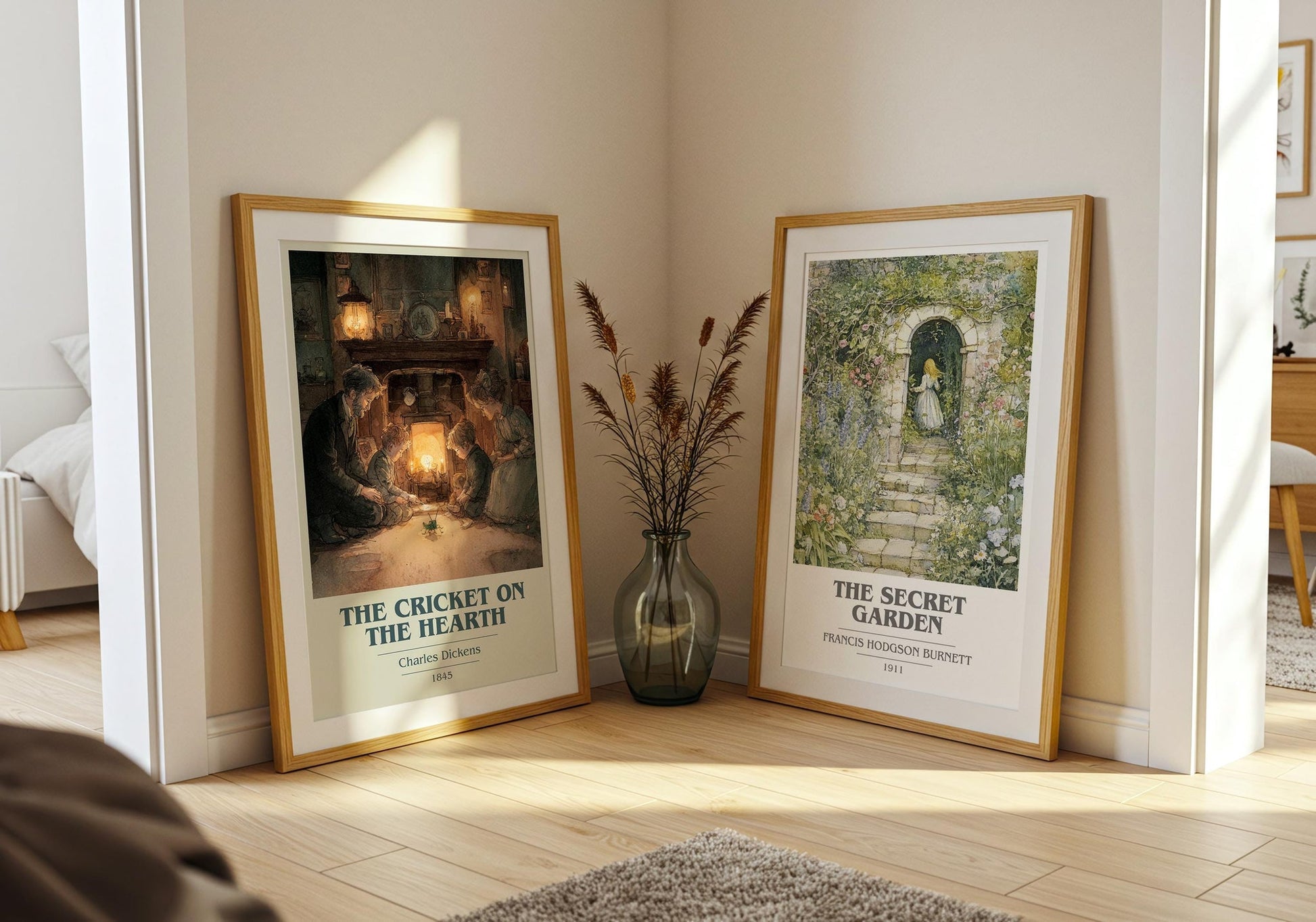 The Cricket On The Hearth book poster packaging – museum-quality print rolled in protective tube