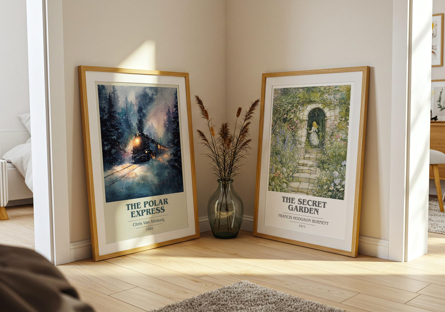 The Polar Express by Chris Van Allsburg | Book Poster | Literary Art Gift For Book Lover | Novel Inspired Wall Art