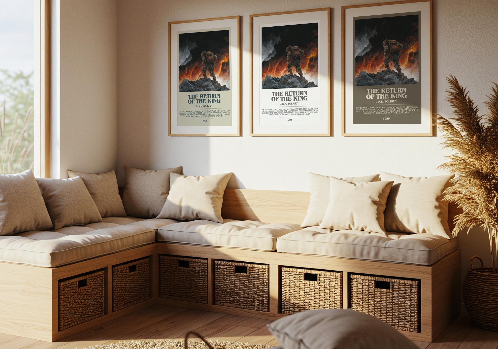 The Return Of The King by J.R.R. Tolkien | Descriptive Modern Book Art | Poster