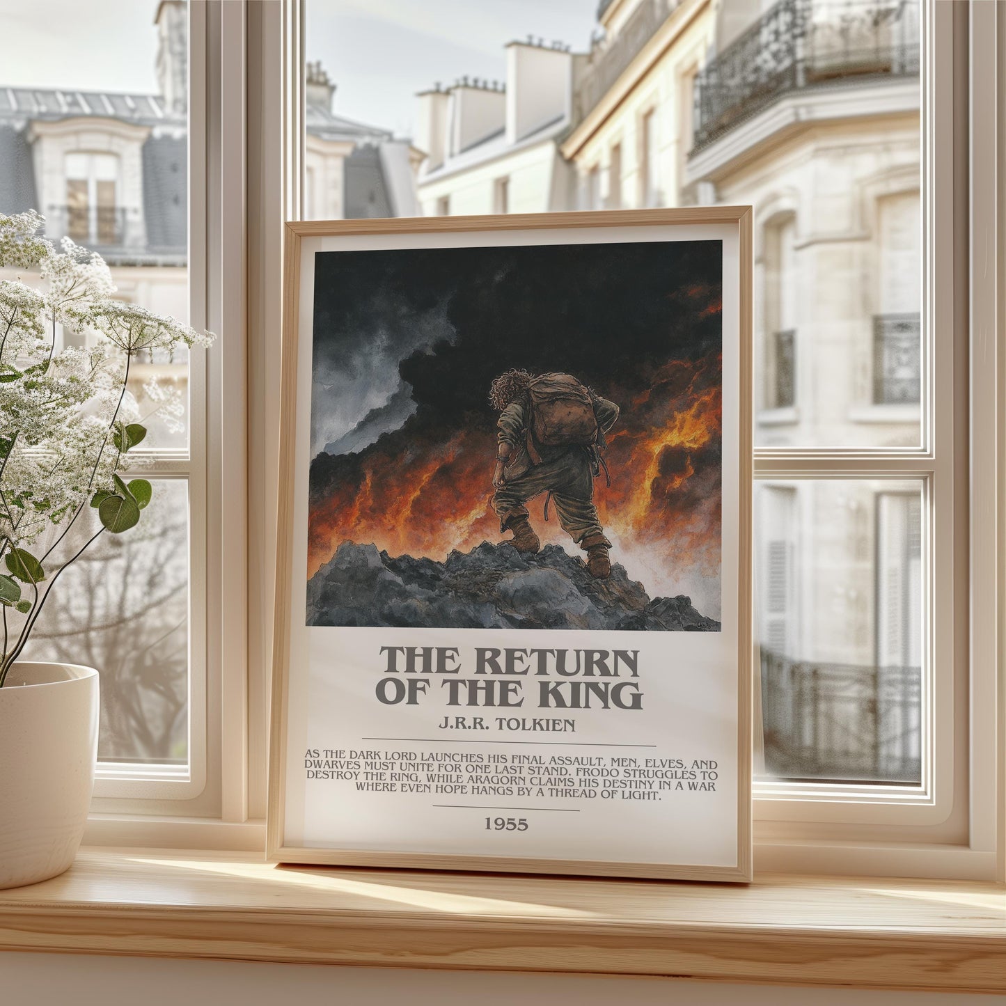 The Return Of The King by J.R.R. Tolkien | Descriptive Modern Book Art | Poster