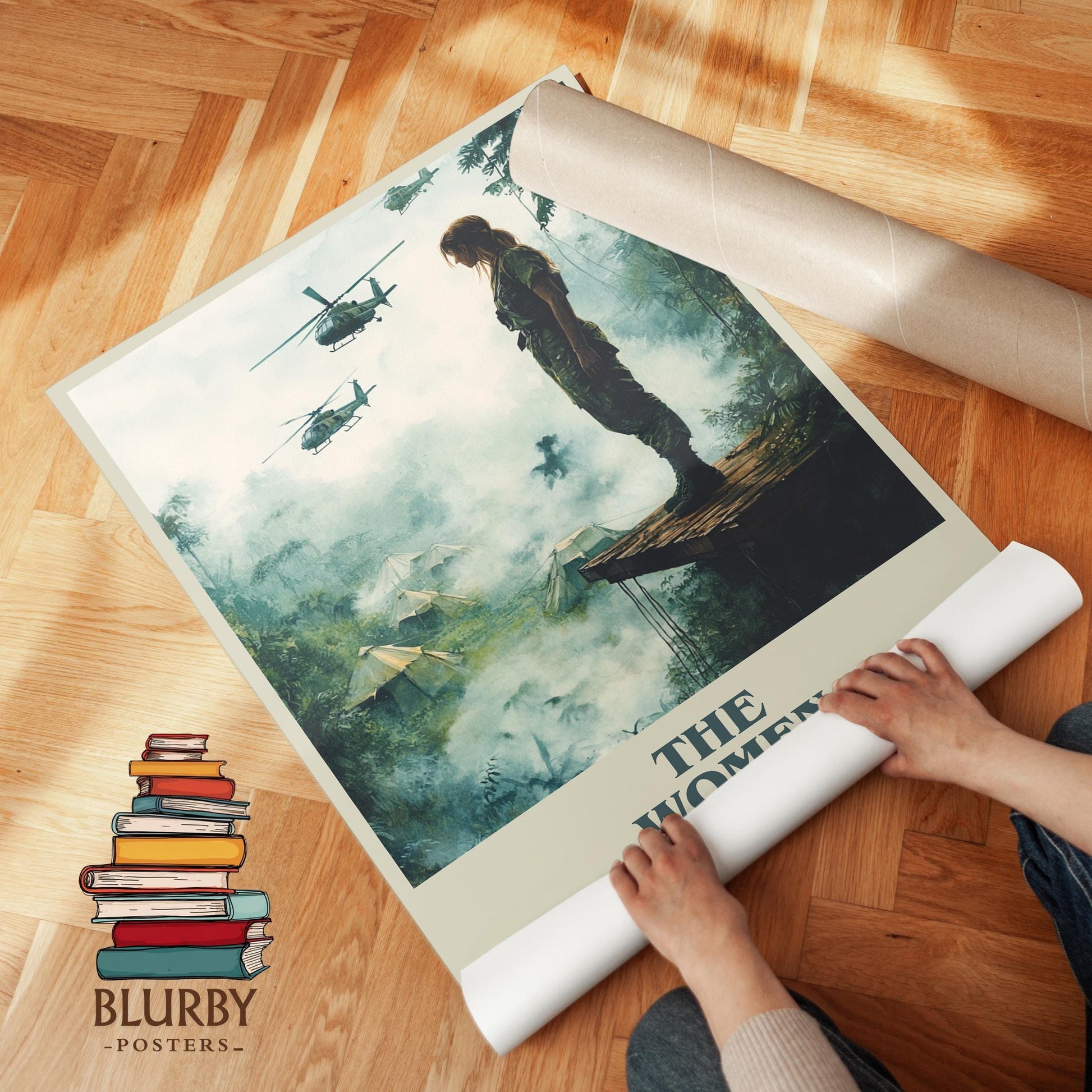 The Women book poster packaging – museum-quality print rolled in protective tube