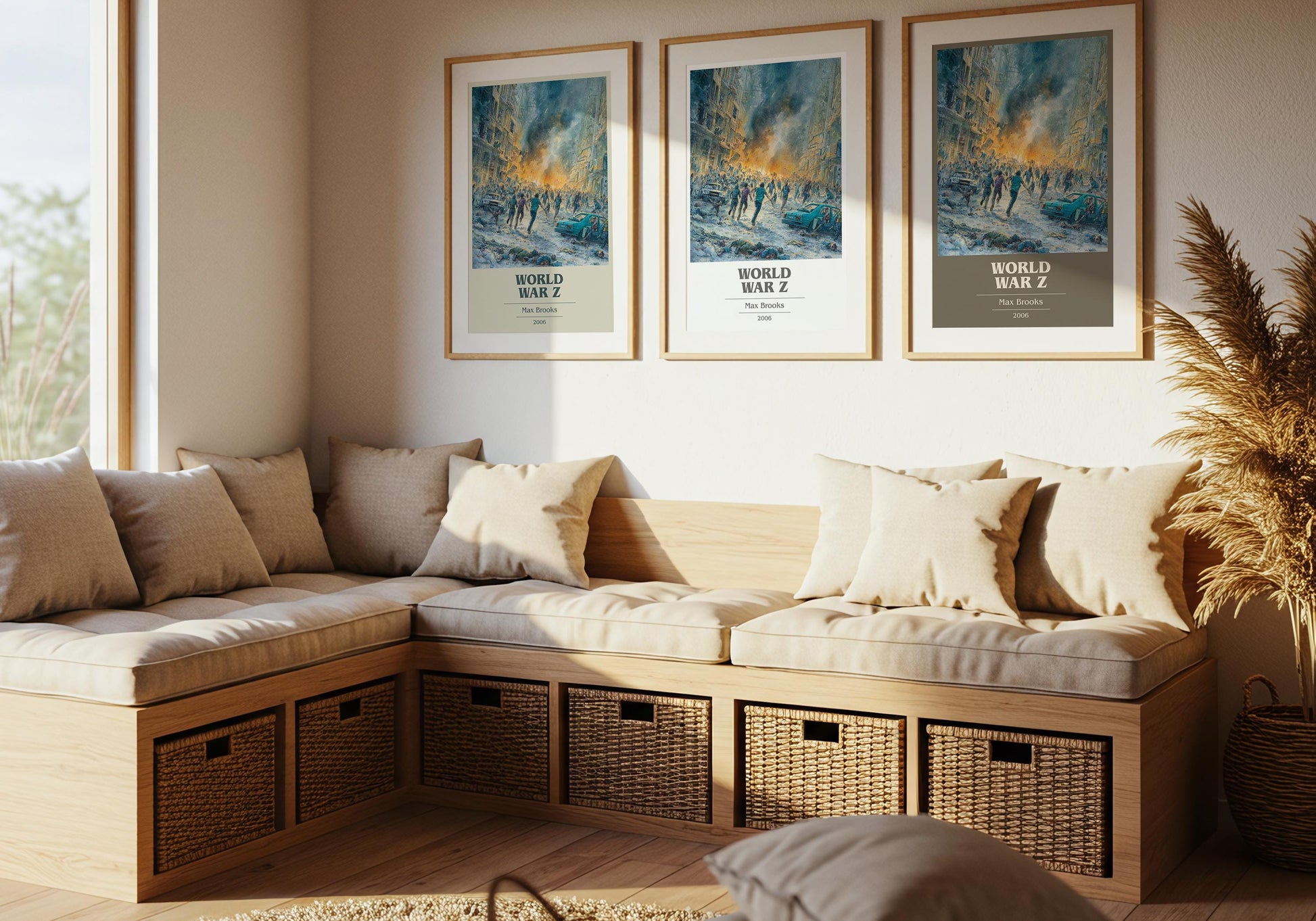 World War Z by Max Brooks | Book Poster | Literary Art Gift For Book Lover | Novel Inspired Wall Art