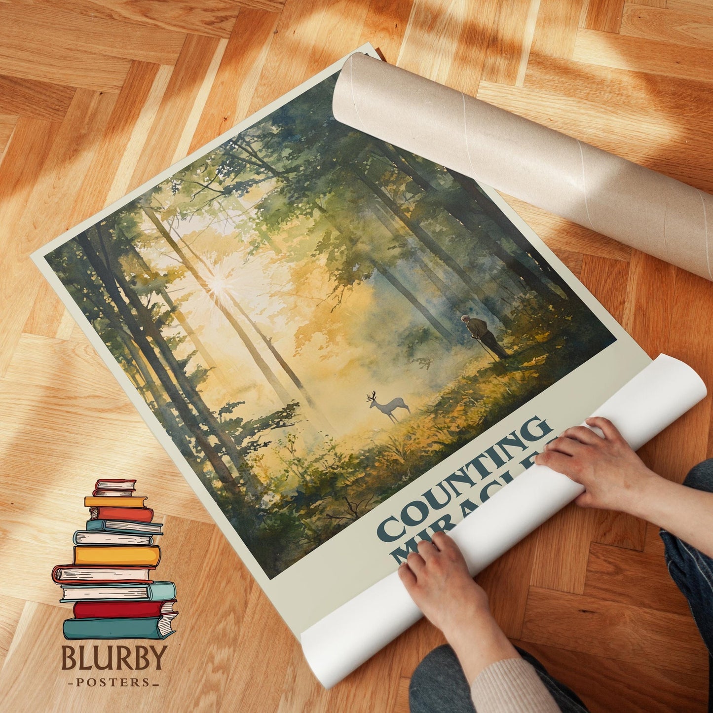 Counting Miracles book cover literary print detail – Nicholas Sparks book art