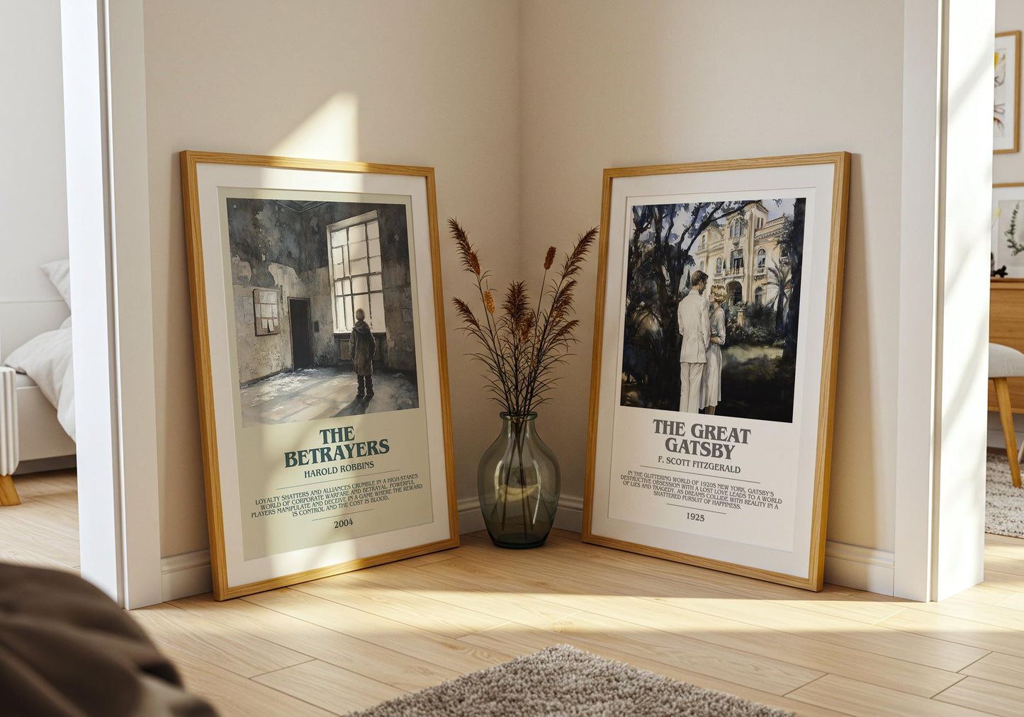 The Betrayers by Harold Robbins | Descriptive Modern Book Art | Poster