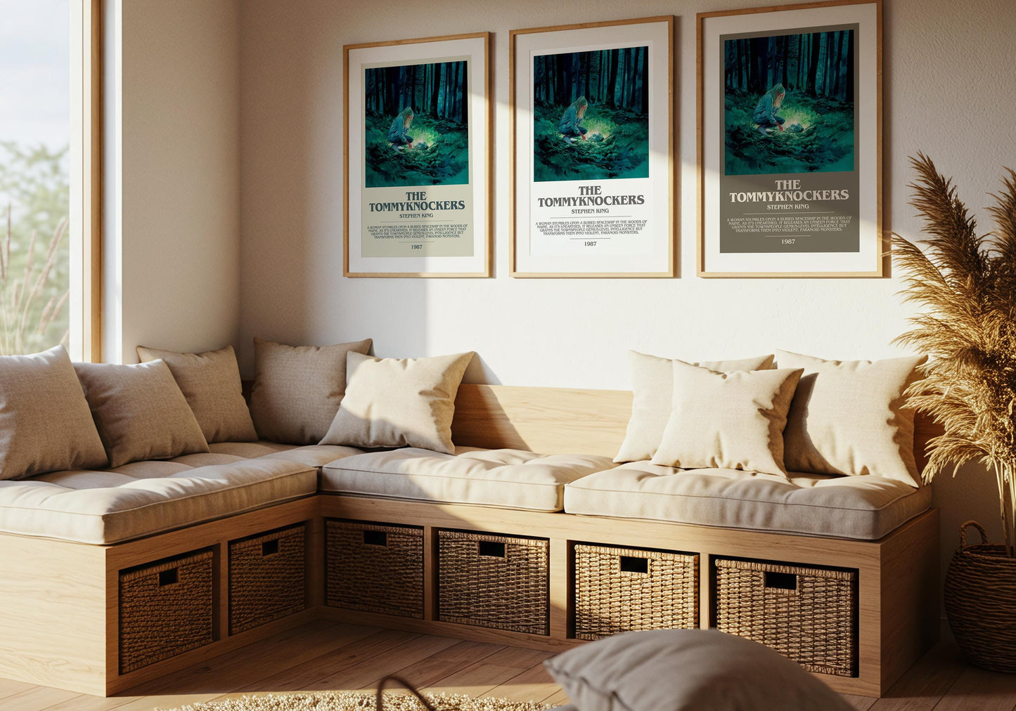 The Tommyknockers bookish poster paired in gallery wall – literary art prints