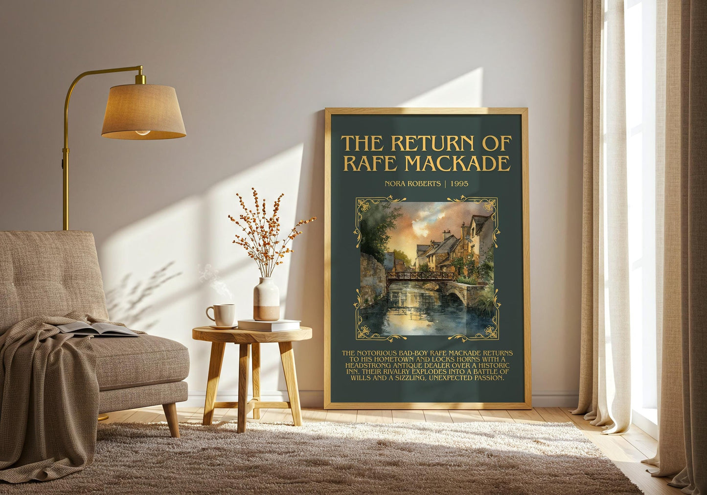 The Return of Rafe MacKade minimalist poster paper finish options – matte satin gloss