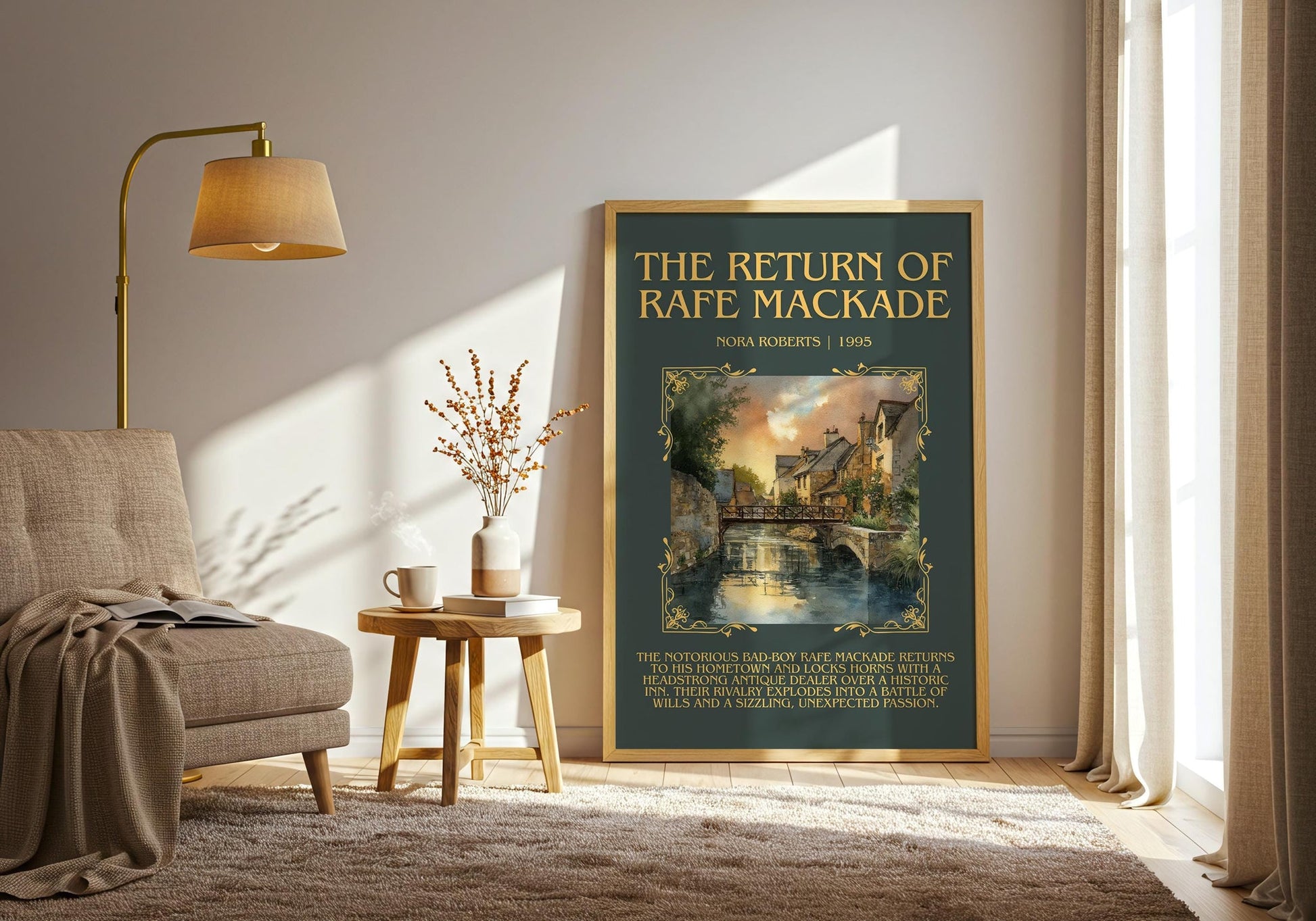 The Return of Rafe MacKade minimalist poster paper finish options – matte satin gloss
