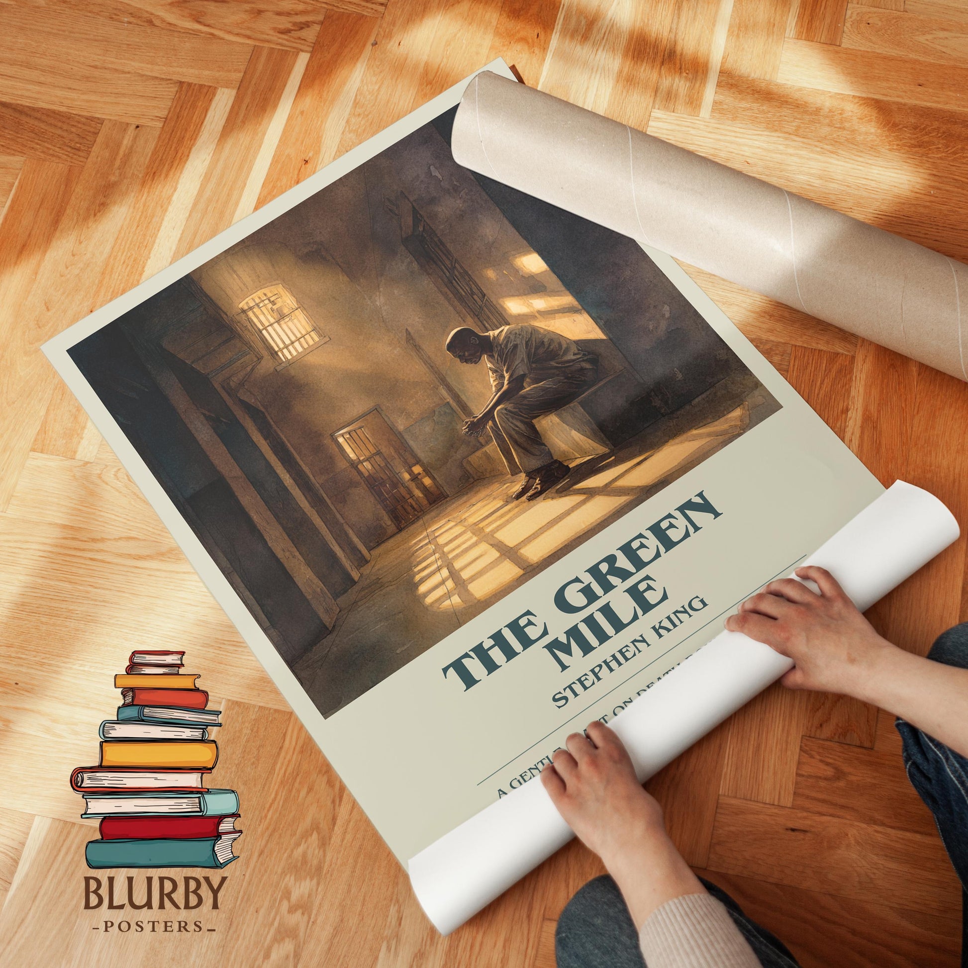 The Green Mile book poster packaging – museum-quality print rolled in protective tube
