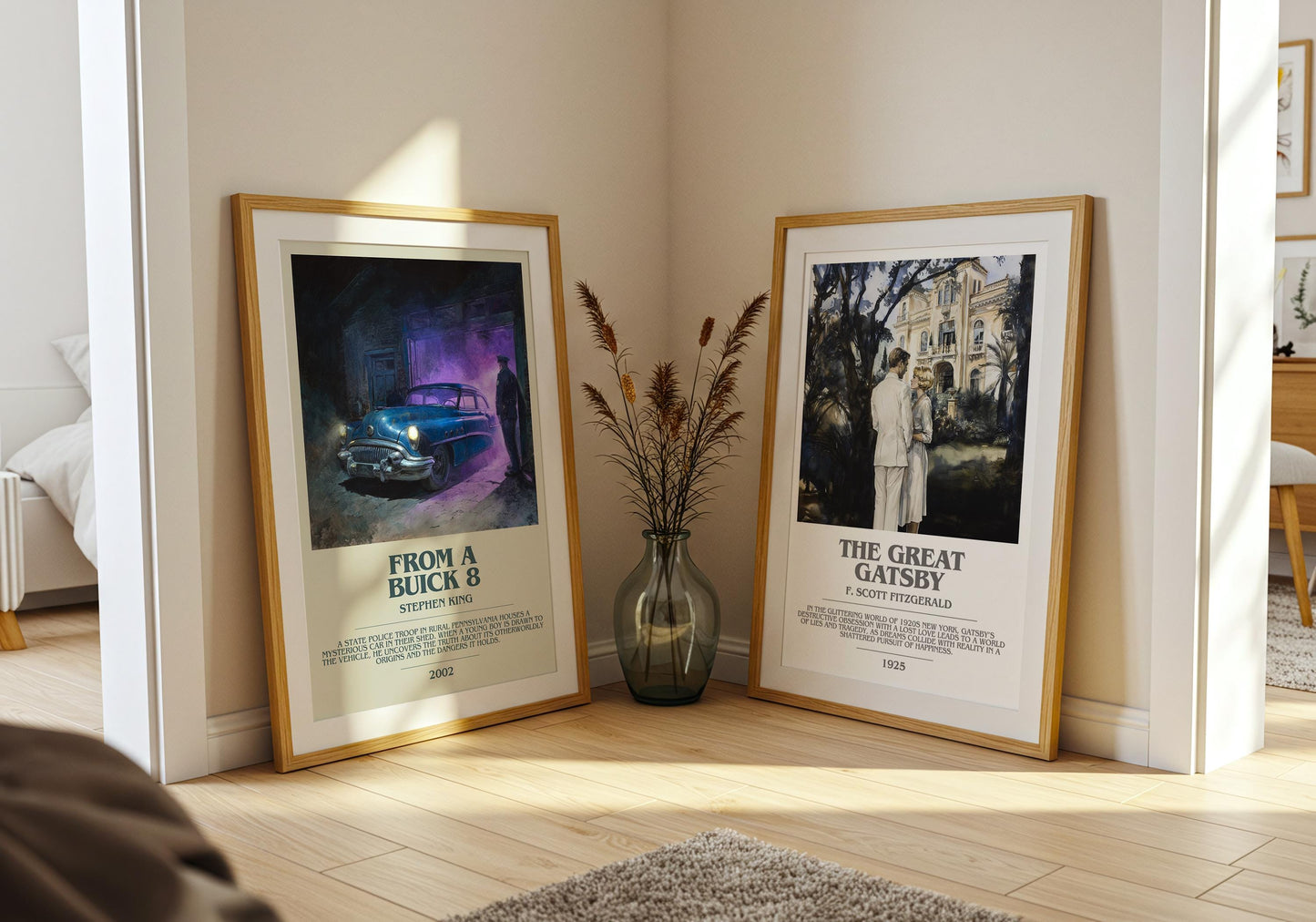 From a Buick 8 bookish print on bookshelf – Stephen King fan gift