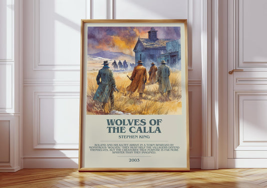 Wolves Of The Calla by Stephen King | Descriptive Modern Book Art | Poster