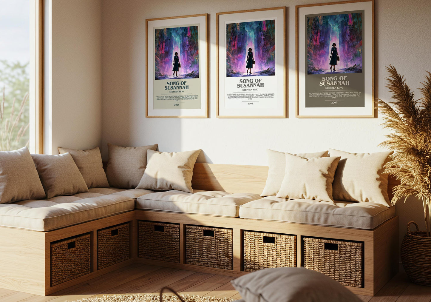 Song of Susannah bookish poster paired in gallery wall – literary art prints