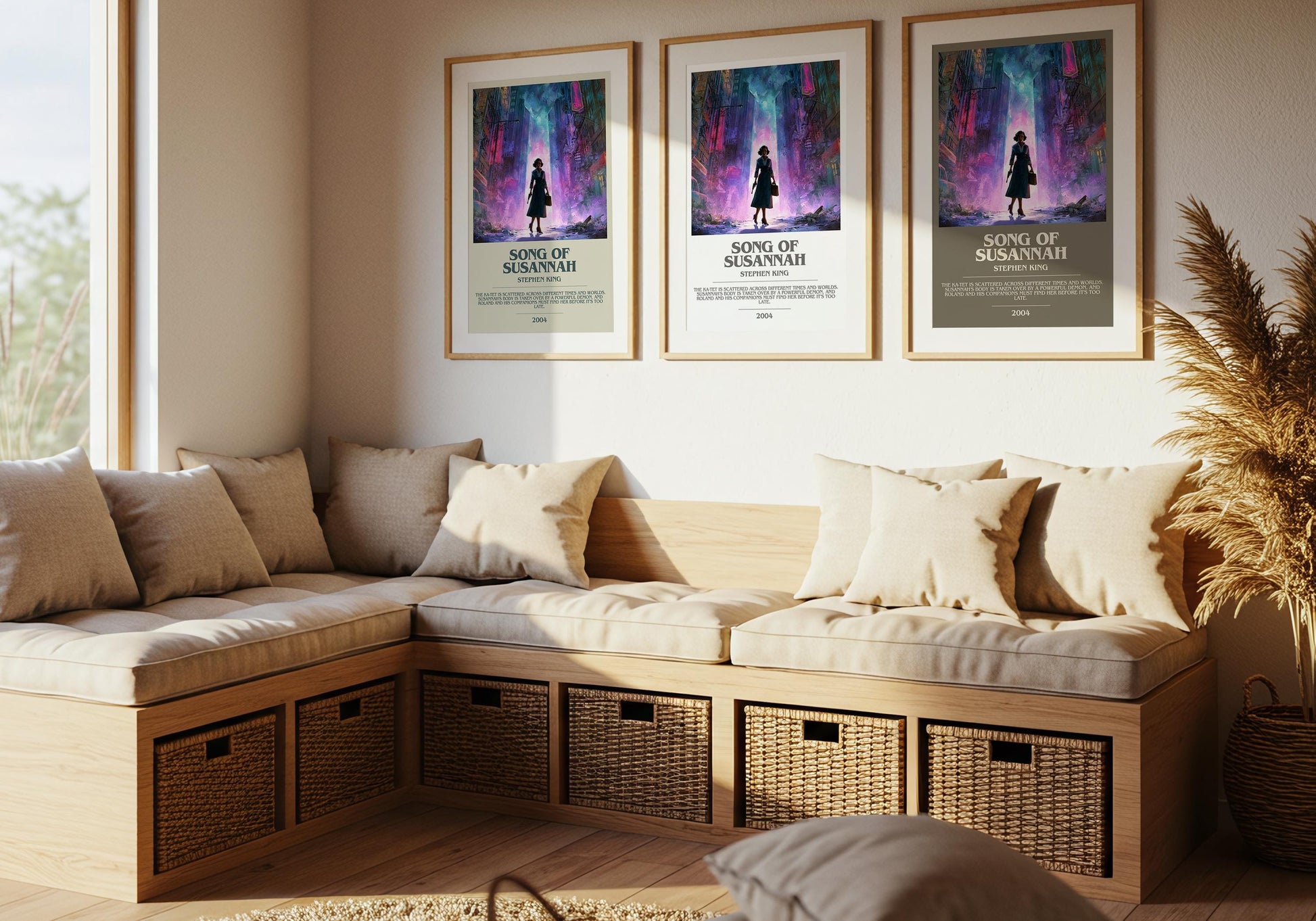 Song of Susannah bookish poster paired in gallery wall – literary art prints