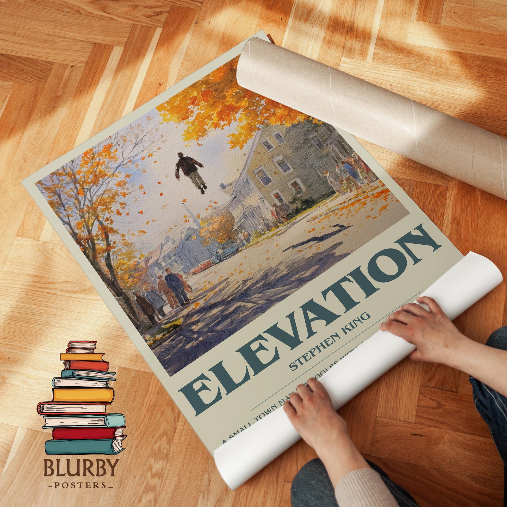 Elevation book poster packaging – museum-quality print rolled in protective tube
