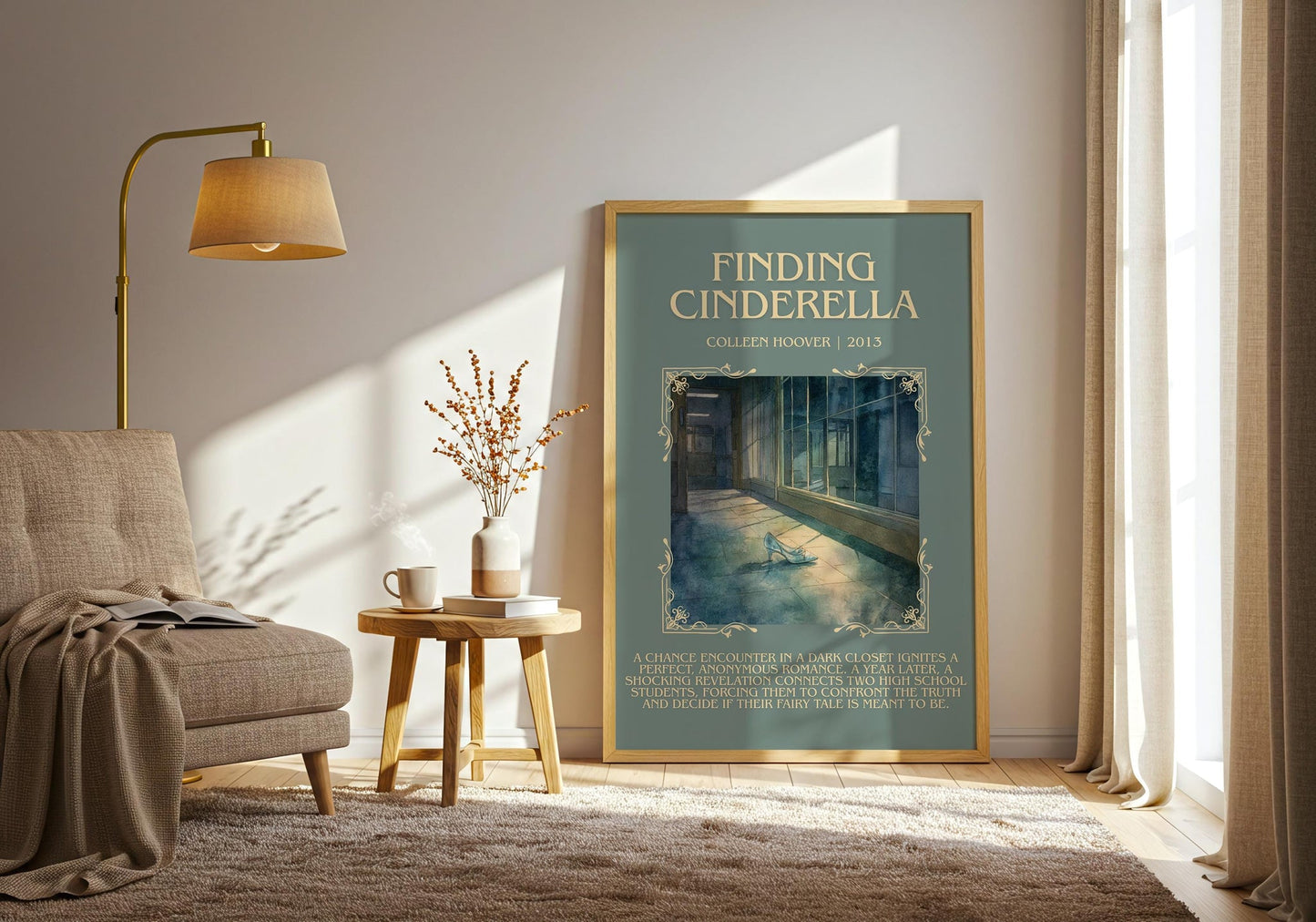 Finding Cinderella minimalist poster paper finish options – matte satin gloss